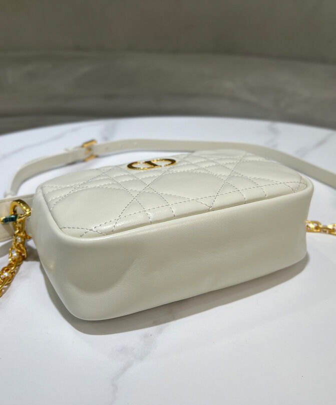 Christian Dior Small Dior Caro Top Handle Camera Bag